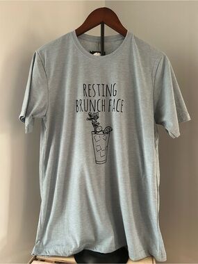 NWT Unisex 'Resting Brunch Face' Graphic Tee